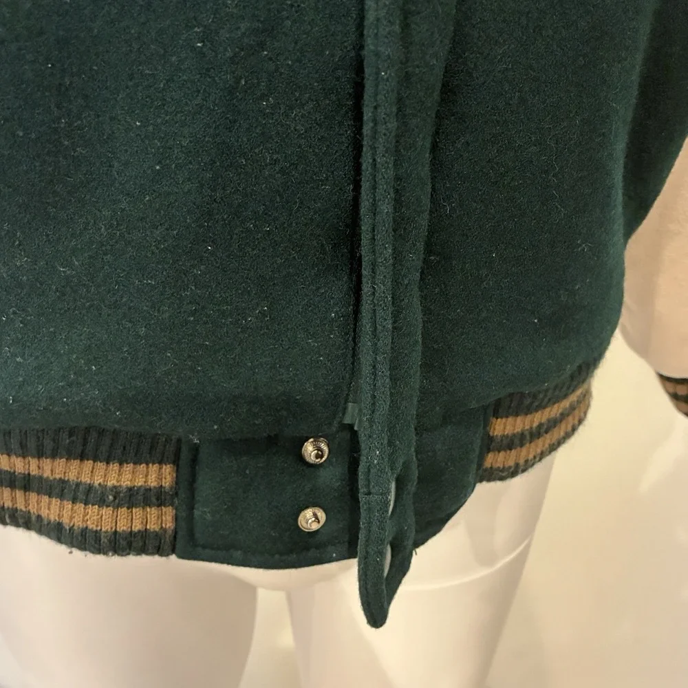 Vintage Jordache Wool Varsity Jacket Teen Girls M 12-14 Classic Retro‎ 80's 90's
